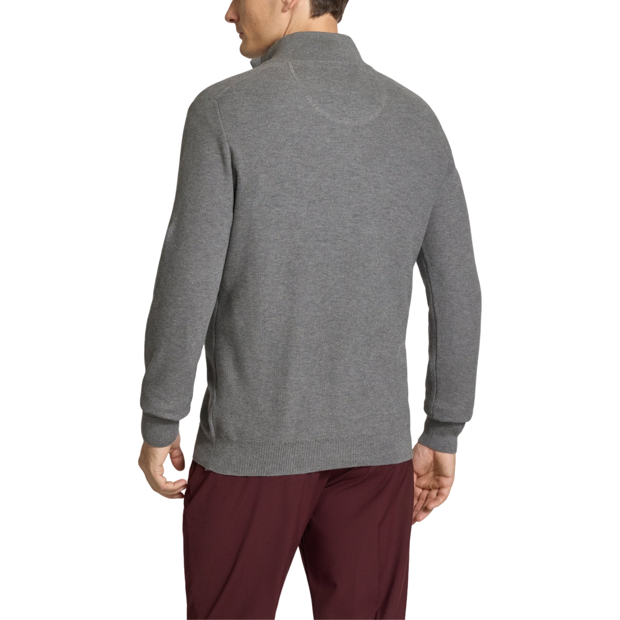 Men’s Textured Half-Zip Sweater