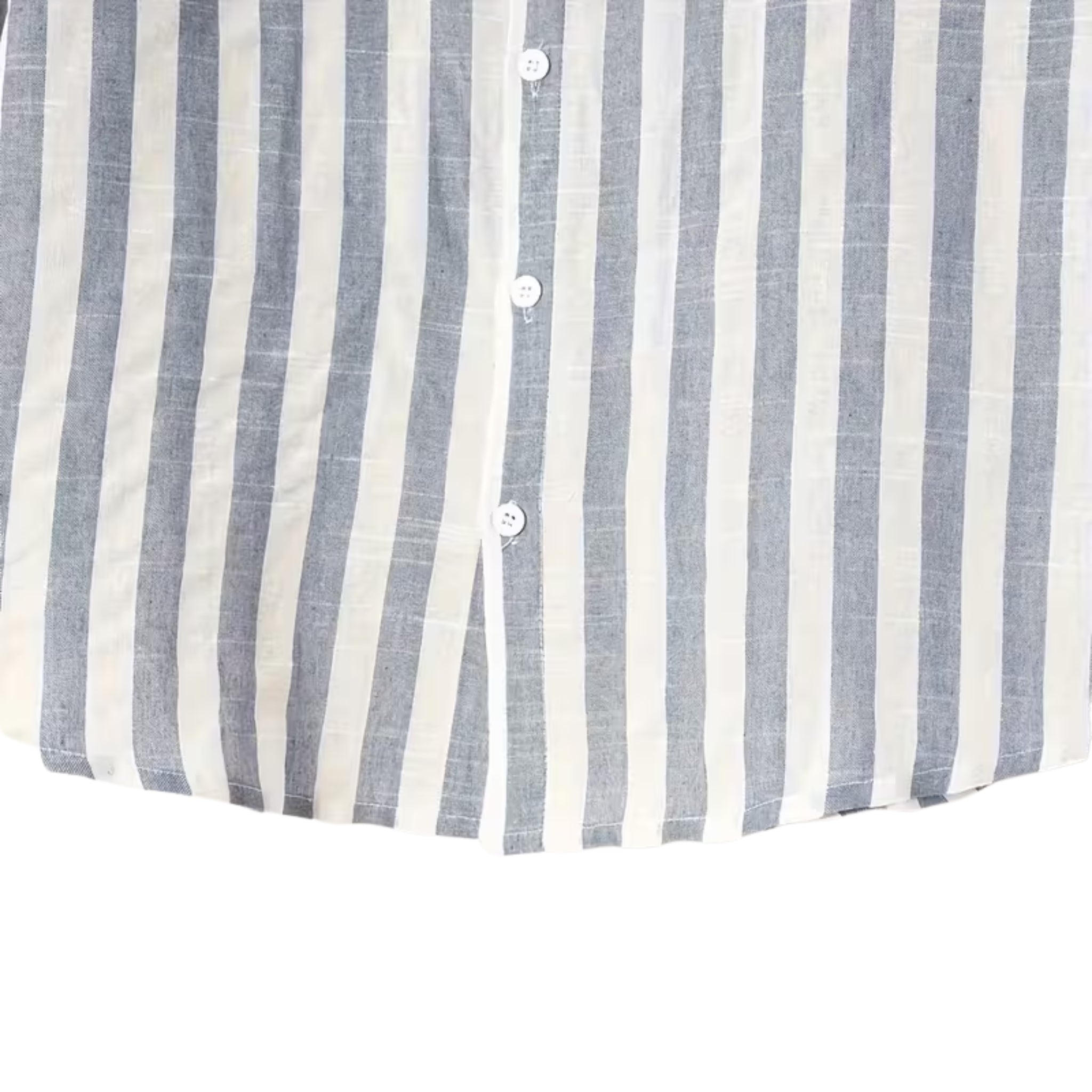 Men’s Vertical Striped Button-Down Shirt