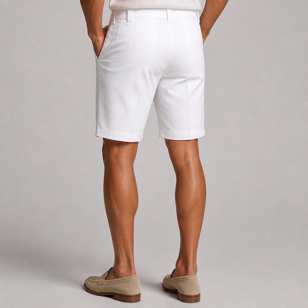 Men's White Chino Shorts – Smart Tailored Shorts