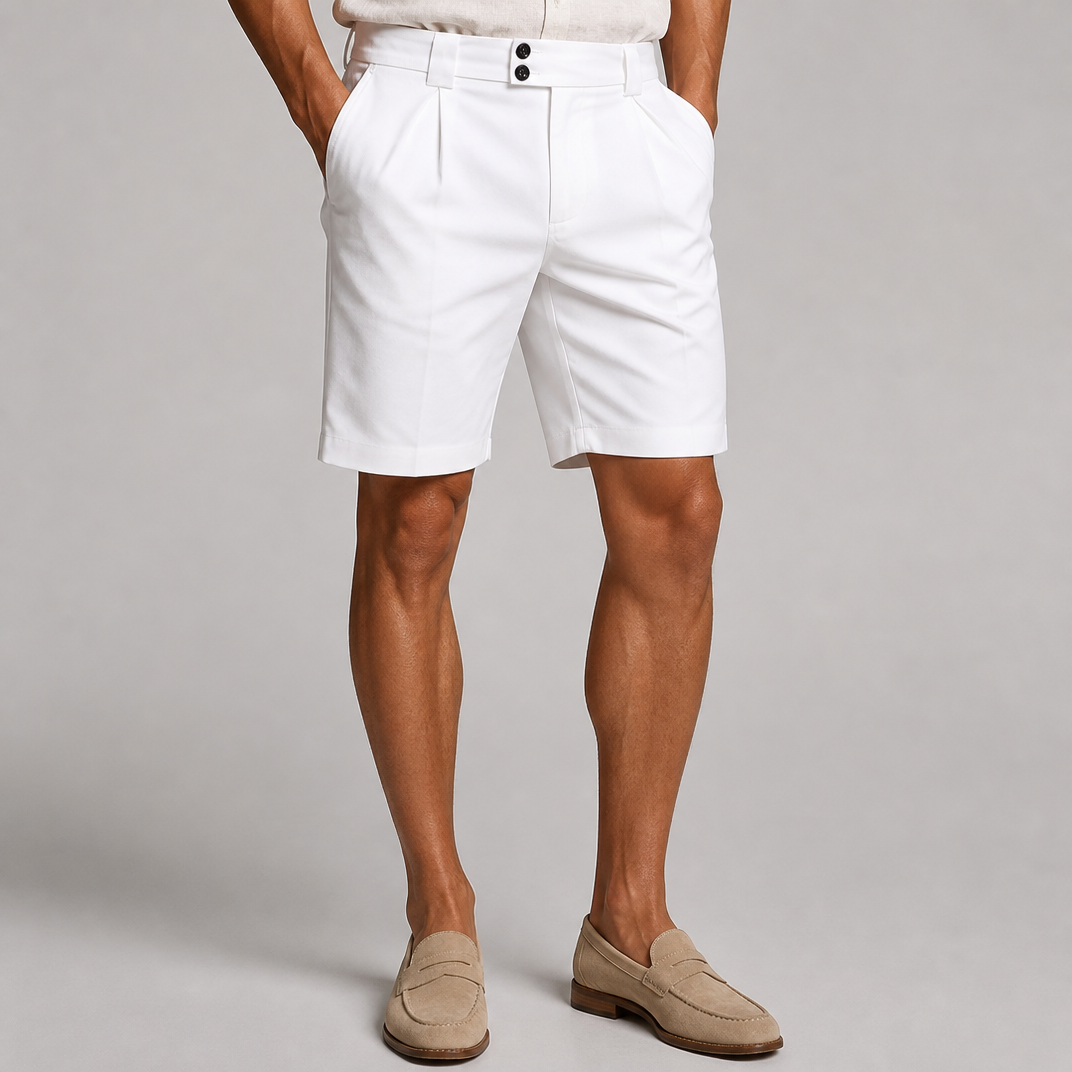 Men's White Chino Shorts – Smart Tailored Shorts