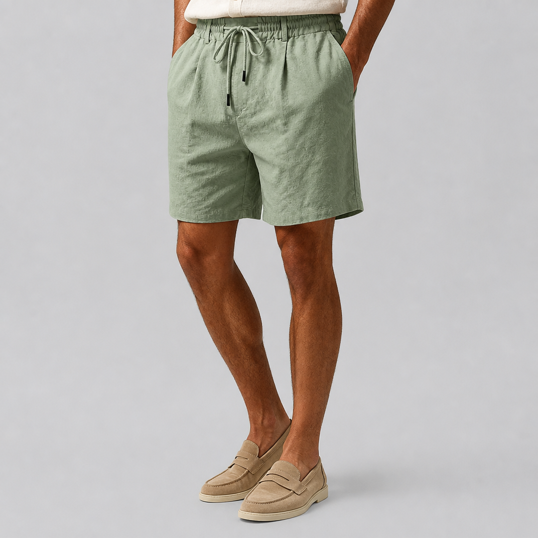 Men's White Linen Blend Shorts – Holiday Men's Linen Shorts