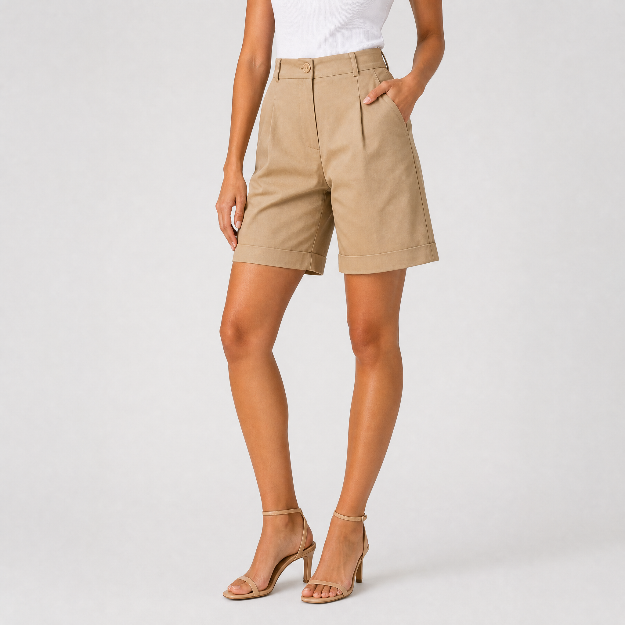 Women's Black Bermuda Shorts – Tailored Shorts Women