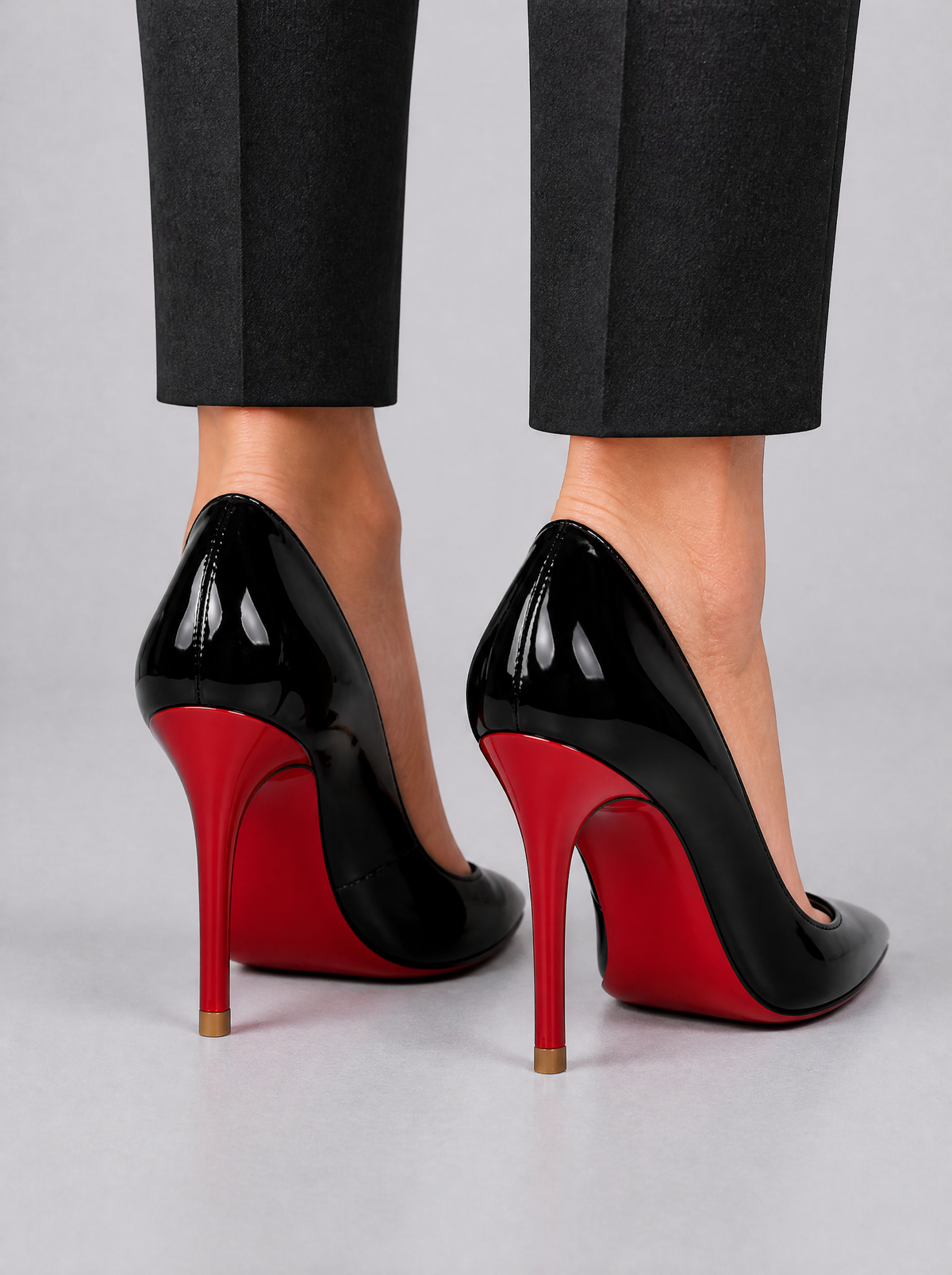 Women's Faux Patent Leather Stiletto Court Shoes - product view 4