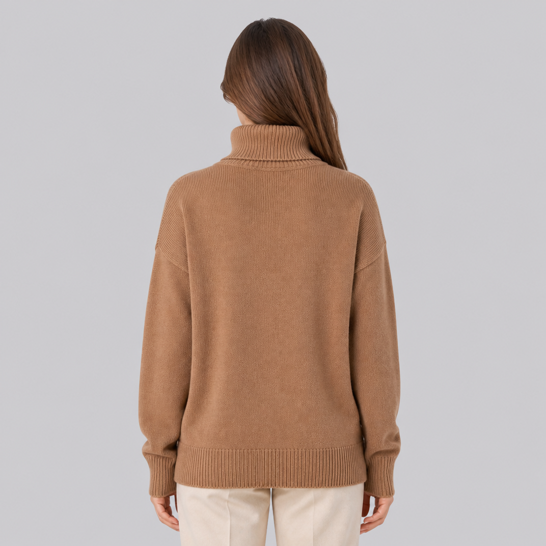 Women's Fine Knit Roll Neck Jumper