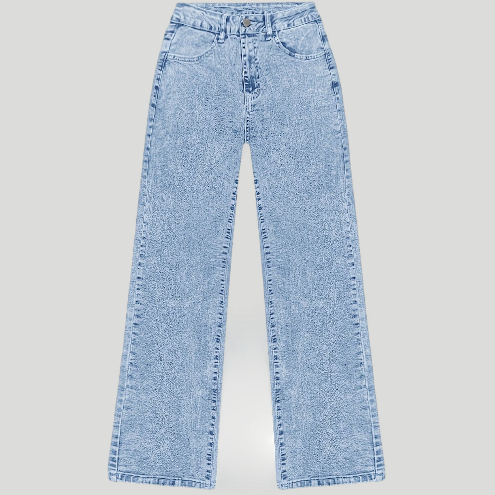 Women’s High-Waisted Flare Jeans With Five-Pocket Styling