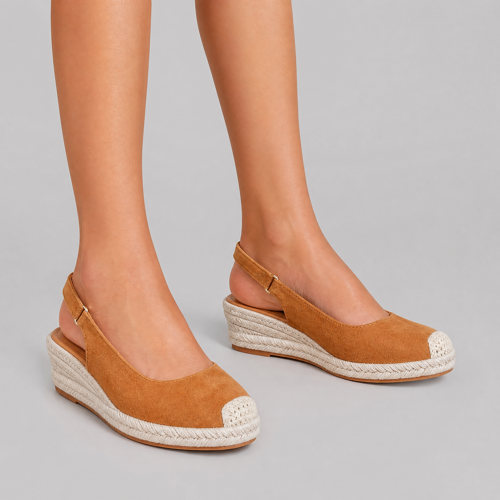 Women’s High Wedge Suede Espadrille Sandals