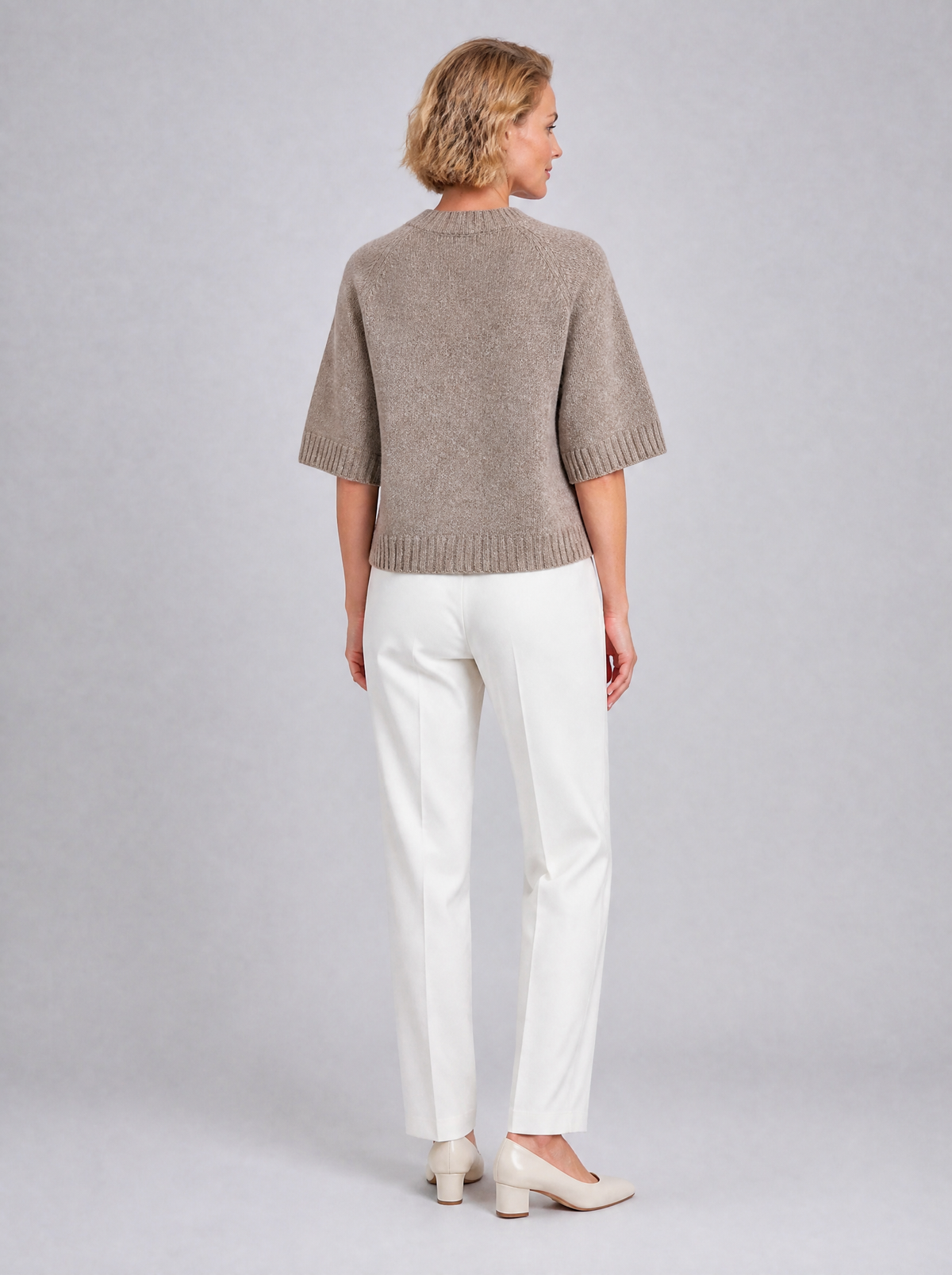 Women's Knit Short Sleeve Button Front Cardigan