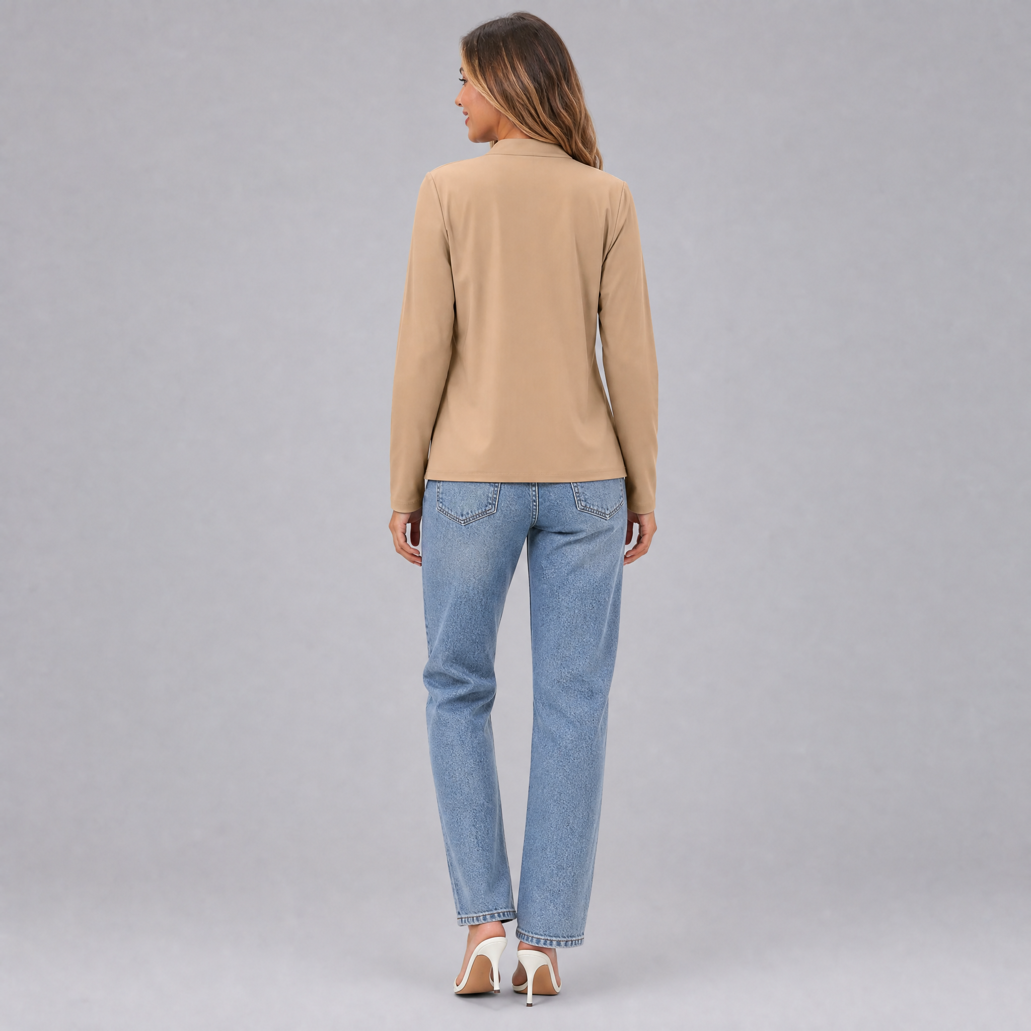 Women’s Lightweight Open-Front Spring Cardigan
