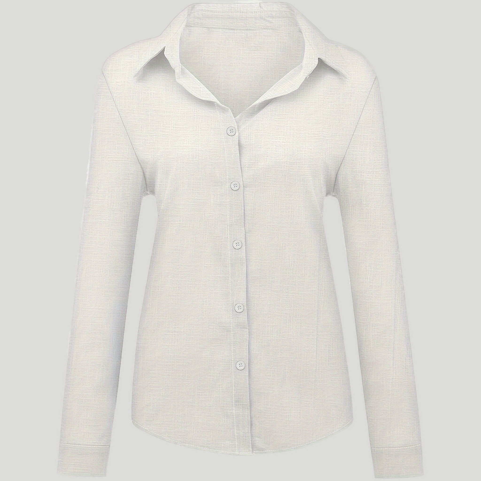Women’s Ocean Blue Linen Shirt