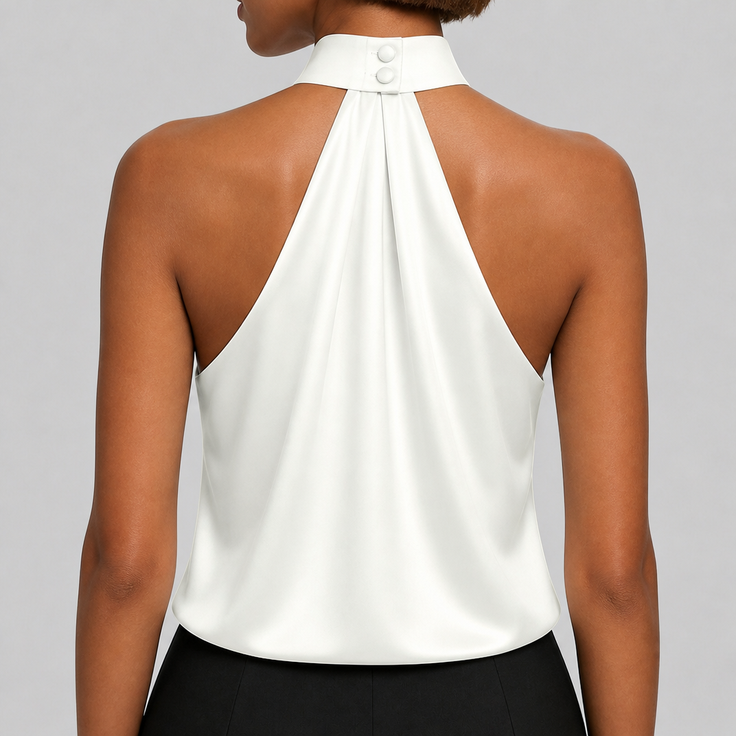 Women's One Shoulder Satin Top – Party Going Out