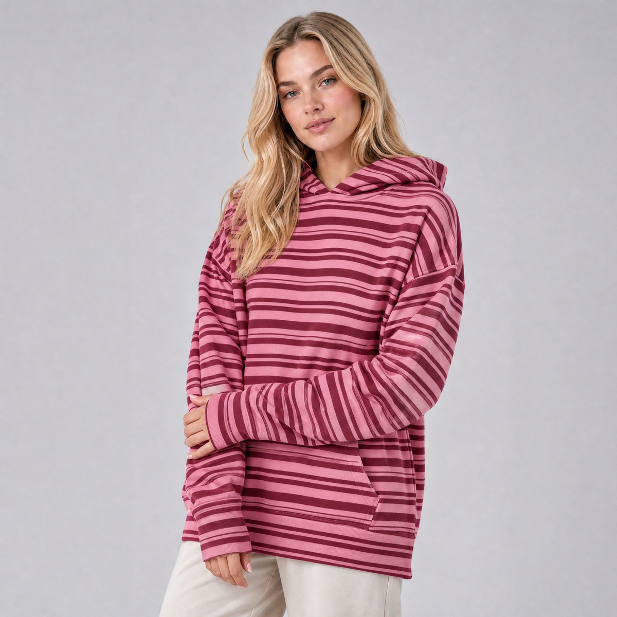 Women's Polka Dot Oversized Hoodie