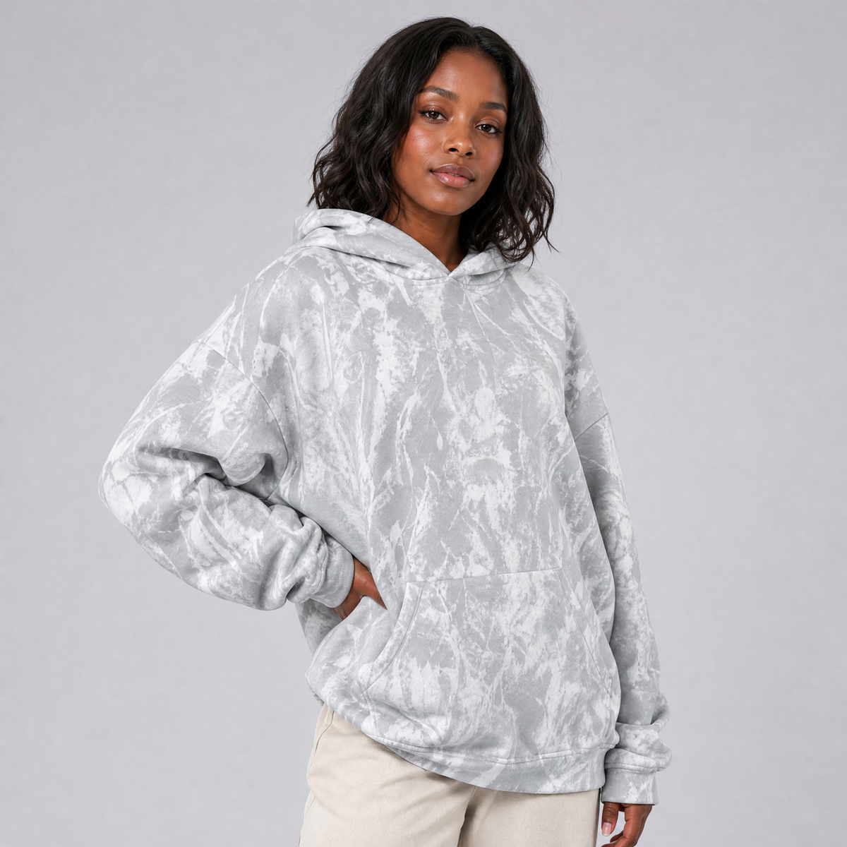 Women's Polka Dot Oversized Hoodie