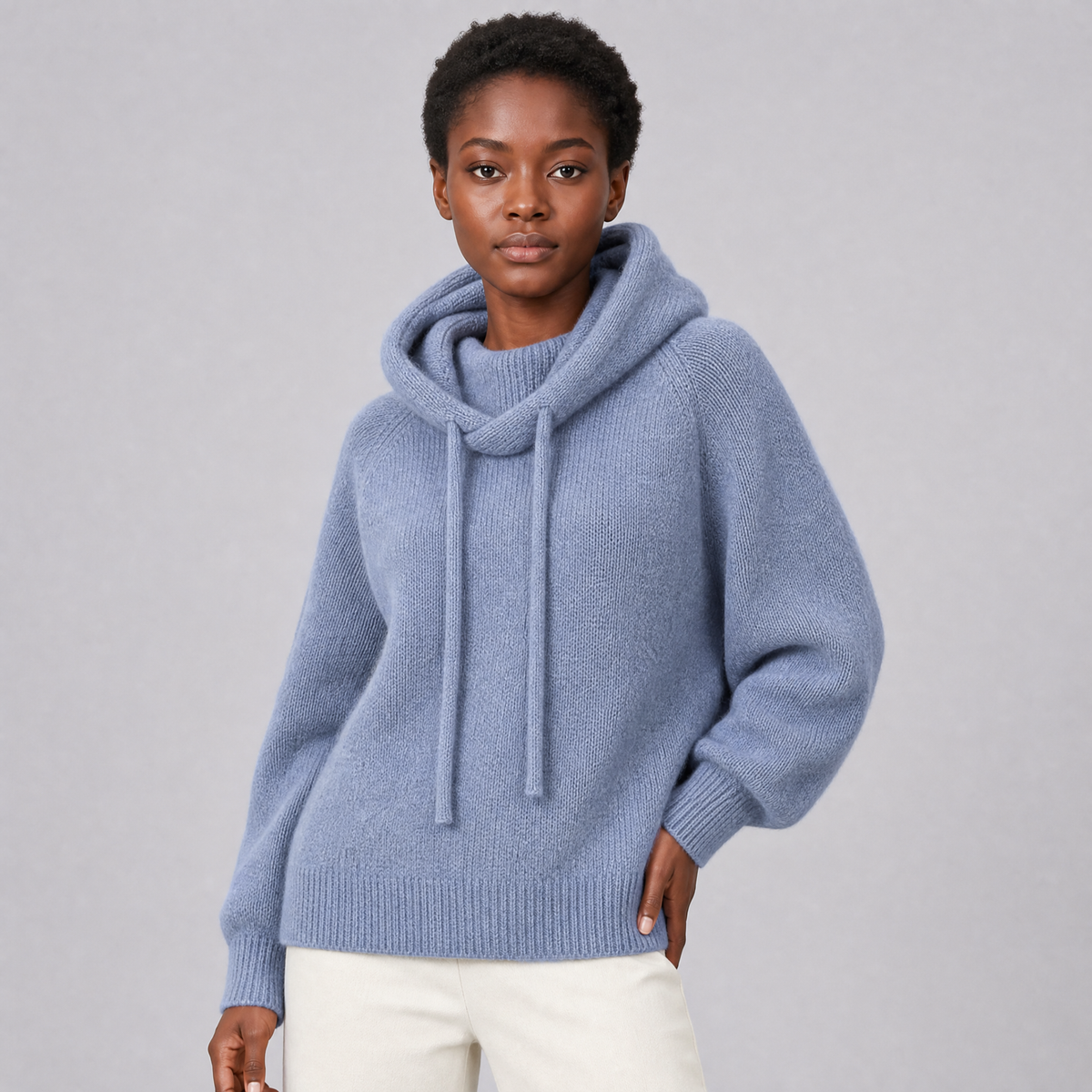 Women's Soft Touch Cowl Neck Jumper