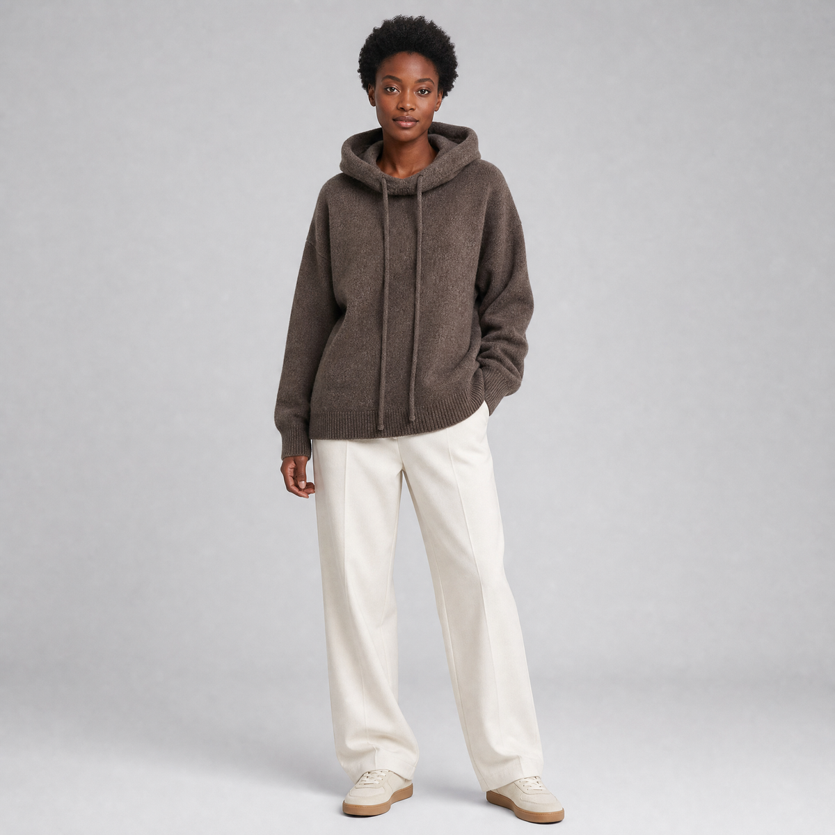 Women's Soft Touch Cowl Neck Jumper