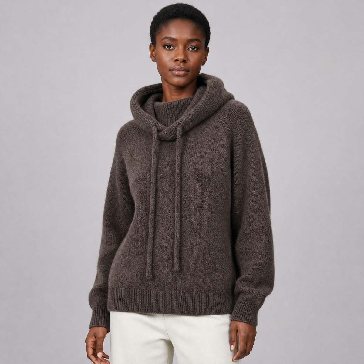 Women's Soft Touch Cowl Neck Jumper