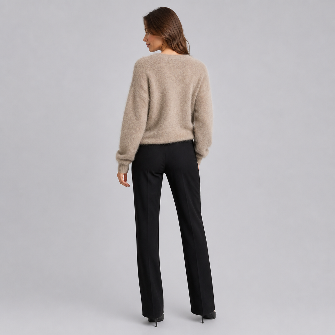 Women's Soft Touch V Neck Button Front Cardigan