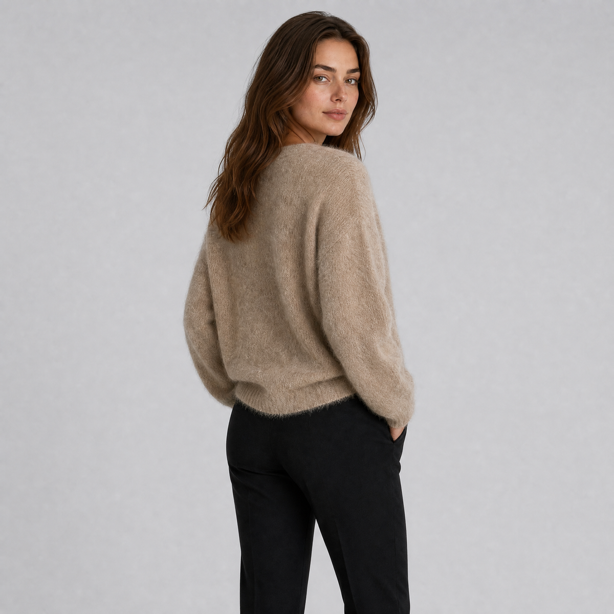 Women's Soft Touch V Neck Button Front Cardigan