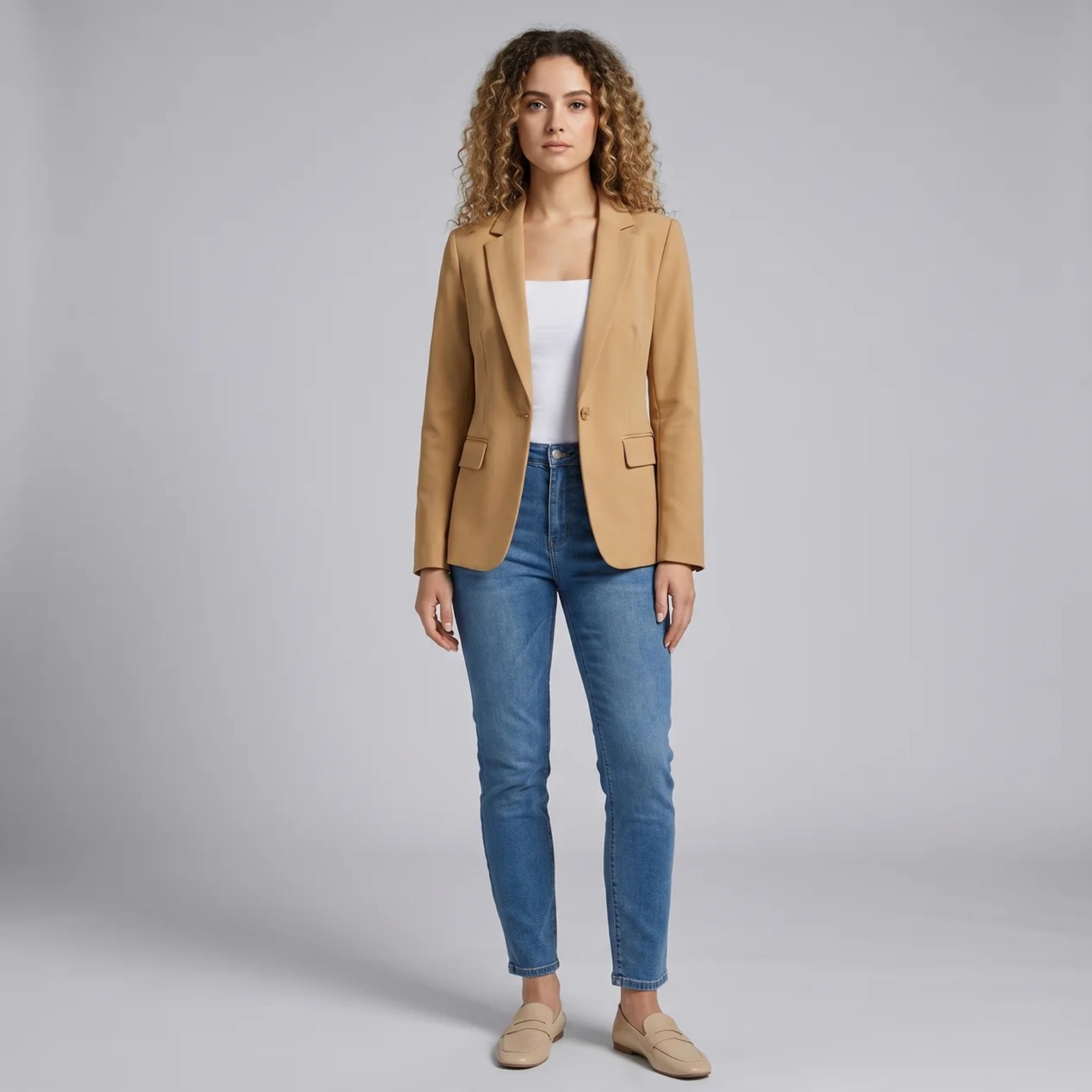 Women’s Sophisticated Tailored Crepe Blazer