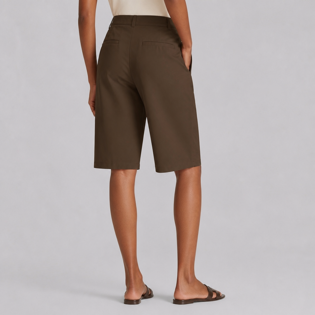 Women's Tailored Bermuda Shorts – High Waisted Women's Shorts