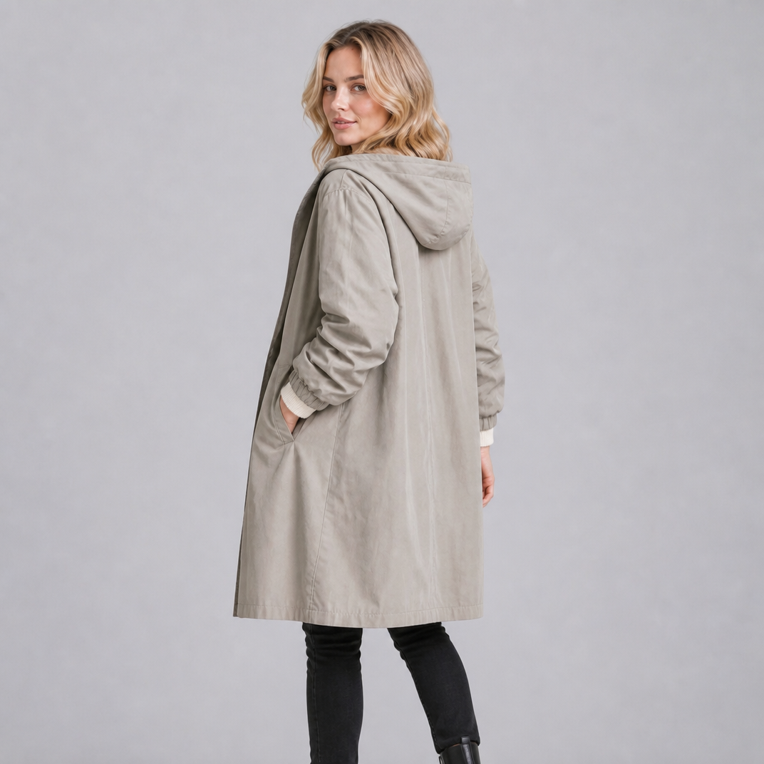 Women's Technical Hooded Coat Relaxed Fit
