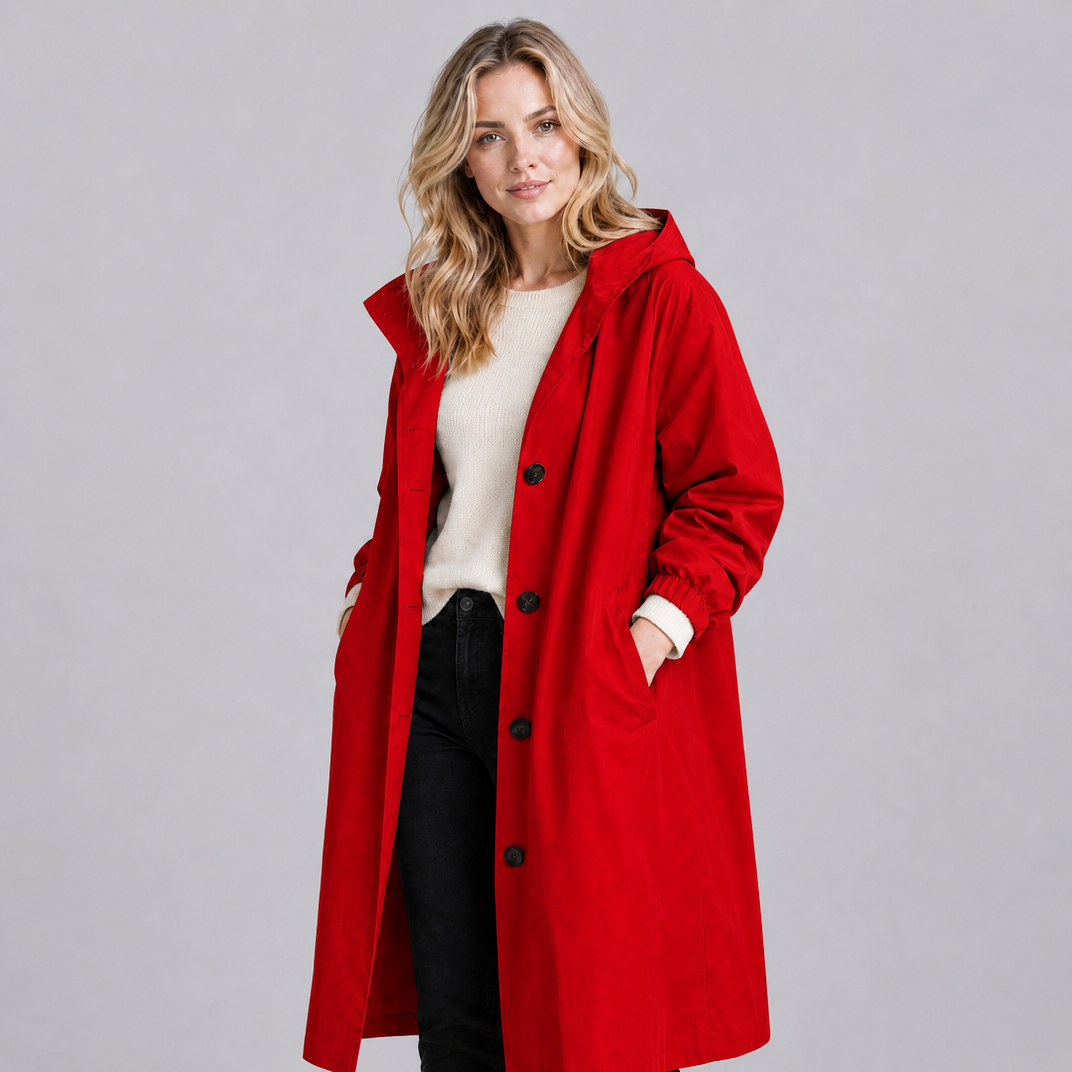 Women's Technical Hooded Coat Relaxed Fit