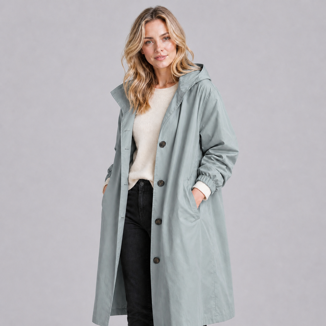 Women's Technical Hooded Coat Relaxed Fit