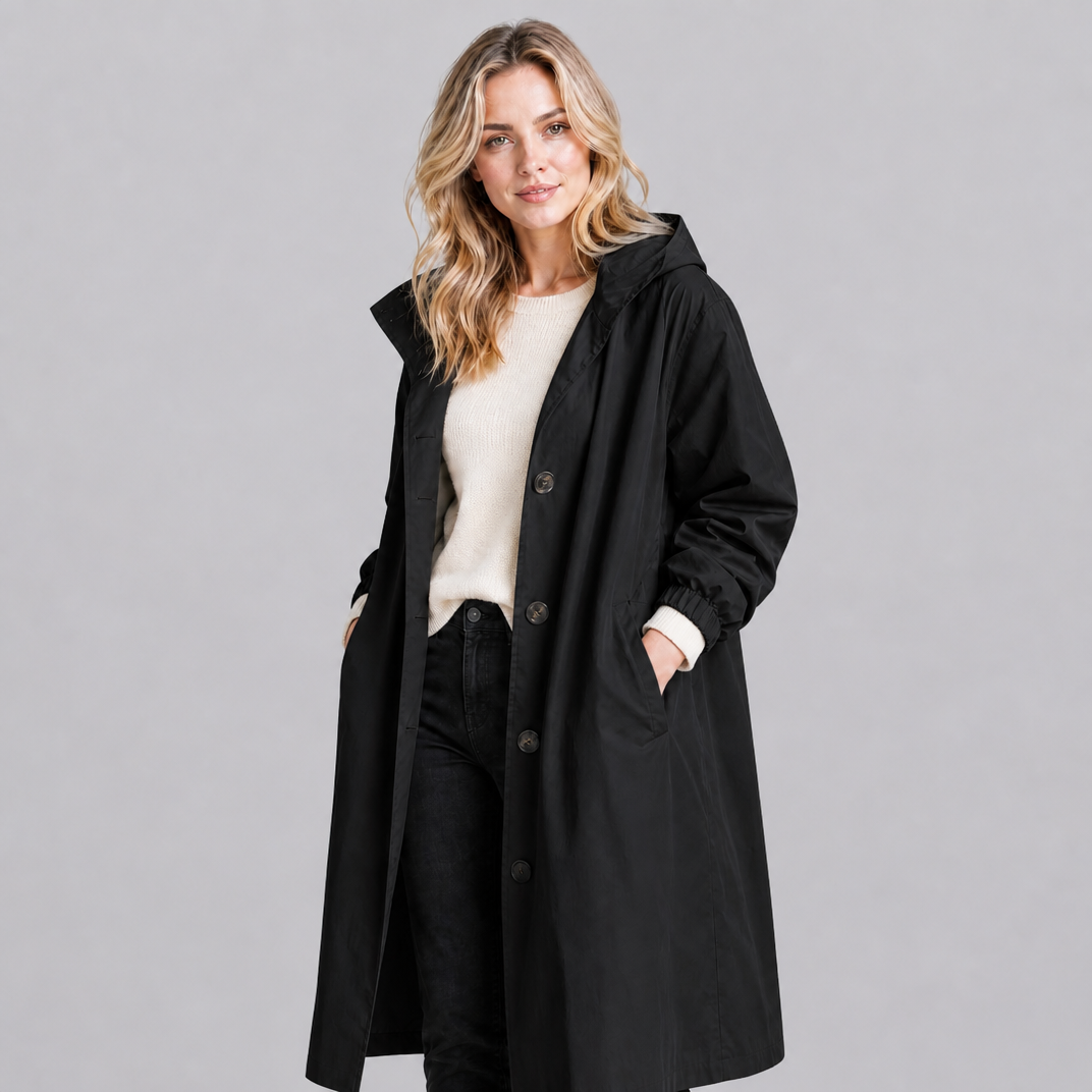 Women's Technical Hooded Coat Relaxed Fit