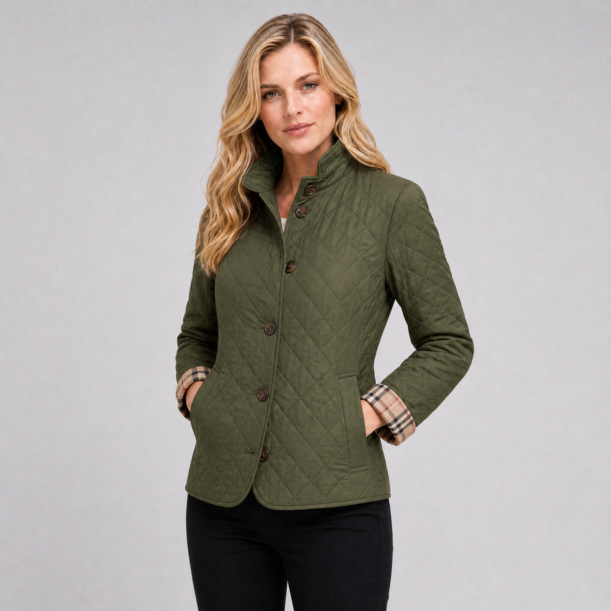Women's Technical Quilted Jacket Tailored Fit