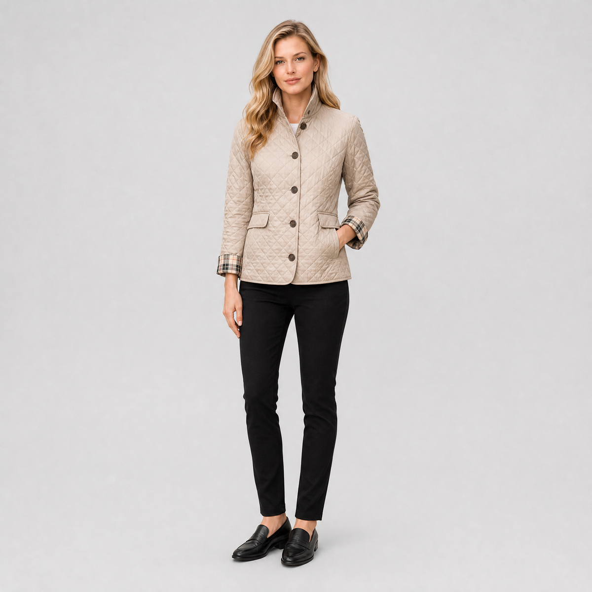 Women's Technical Quilted Jacket Tailored Fit