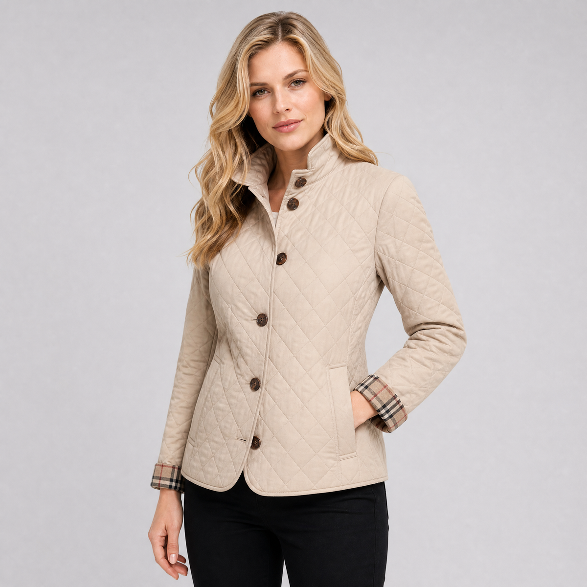 Women's Technical Quilted Jacket Tailored Fit
