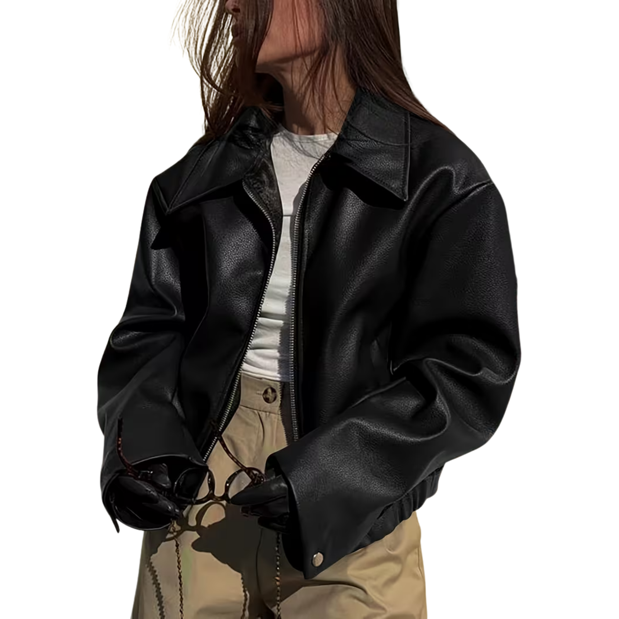 Women’s Zip-Up Textured Jacket